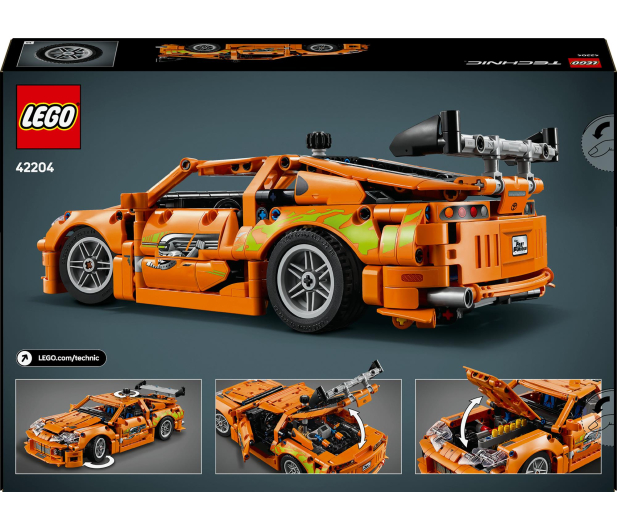 LEGO Technic 42204 Fast and Furious Toyota Supra MK4 - 1308191 - zdjęcie 11